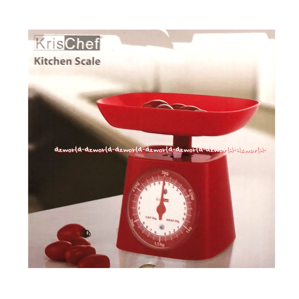 Krischef Kitchen Scale Timbangan Dapur Sistem Mekanik Kapasitas 3 Kg