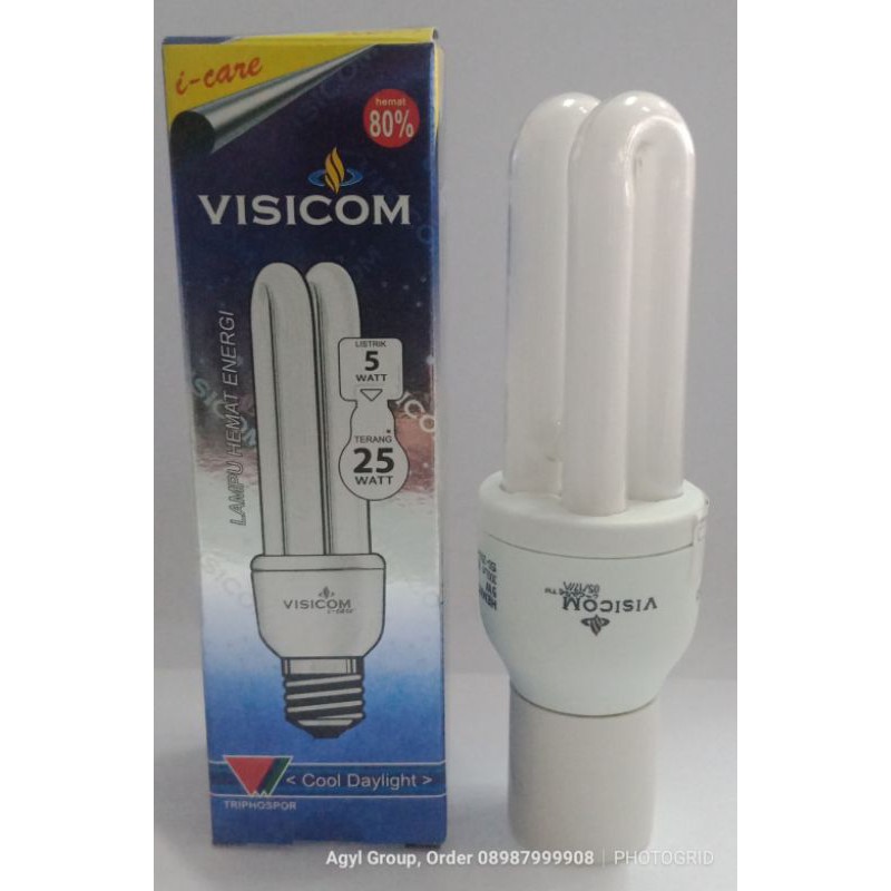 Lampu PLC VISICOM 2U 5 Watt