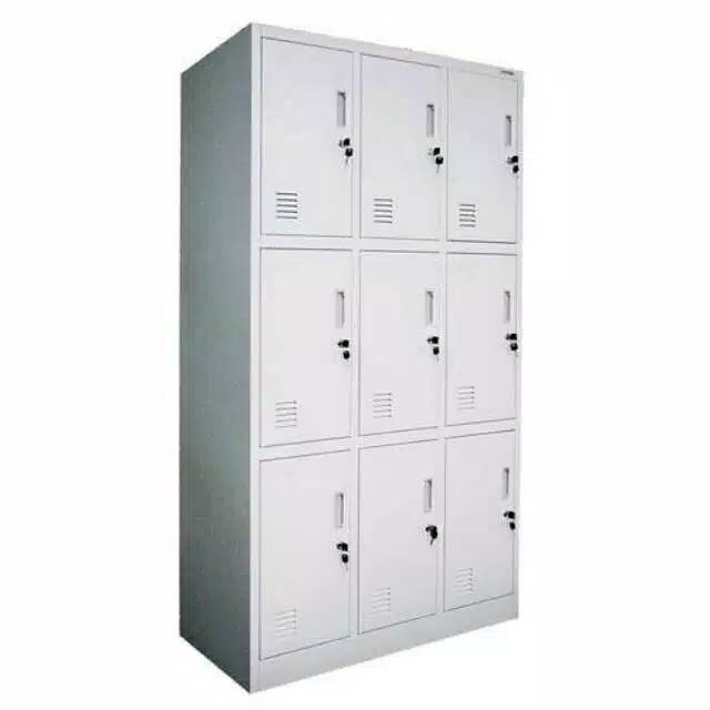 FILING KABINET 9 PINTU LOCKER RAK TAS LEMARI BESI FILING KABINET 4 LACI FILING KABINET 3 LACI FILING
