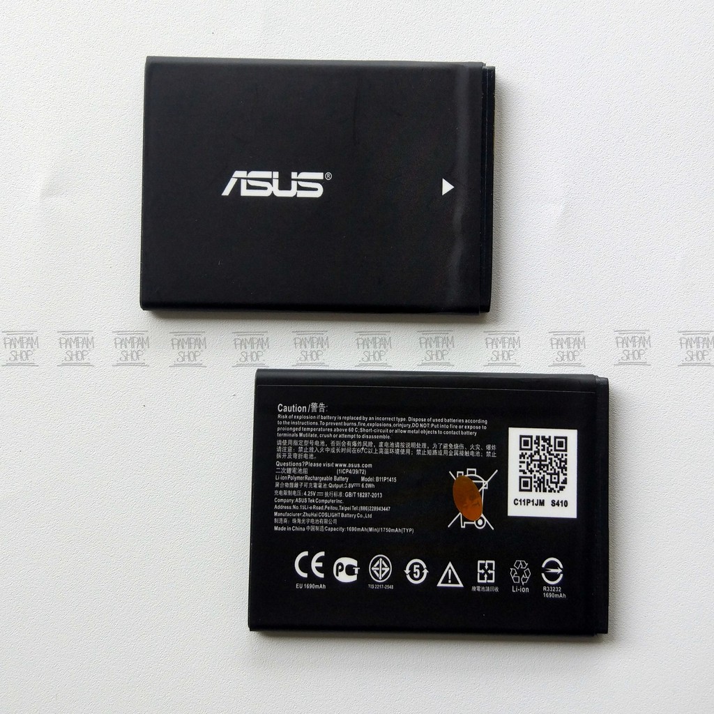 Baterai Asus Zenfone Go 4,5&quot; Inch X014D B11P1428 ZB452KG Original OEM Inci Batre Batrai Battery