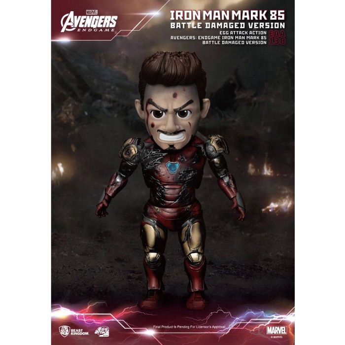 EGG ATTACK EAA-138 Avengers - Endgame Iron Man Mark 85 Battle Damaged Version