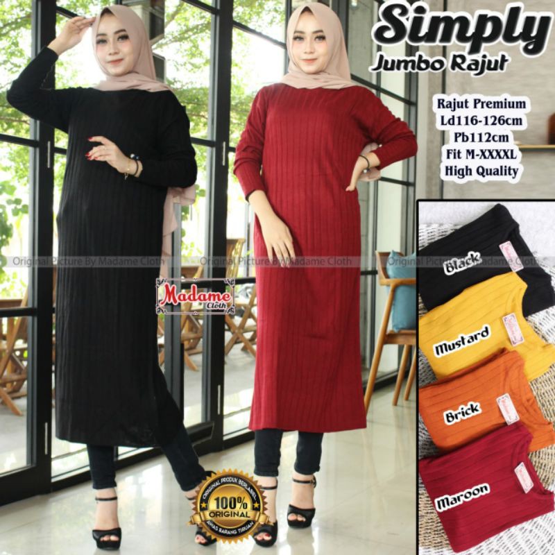 Tunik Rajut Jumbo