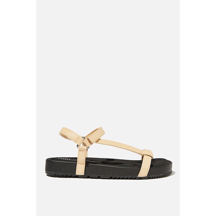 TERLARIS RUBI - Sepatu Sandal Wanita - Malmo Flatform Sporty Sandal 7 - Cokelat, 37