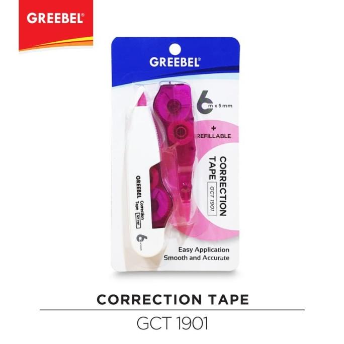 

Baru! Greebel Gct 1901 Correction Tape - Biru