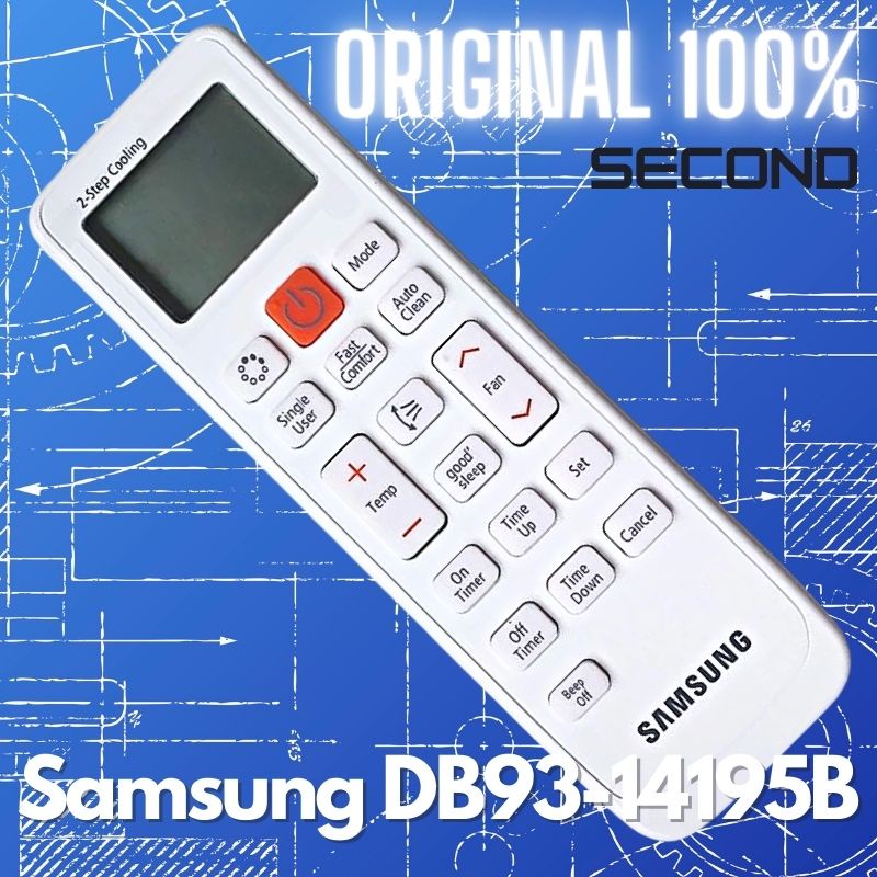 Remote AC Samsung DB93-14195B Two Step Cooling Original Second