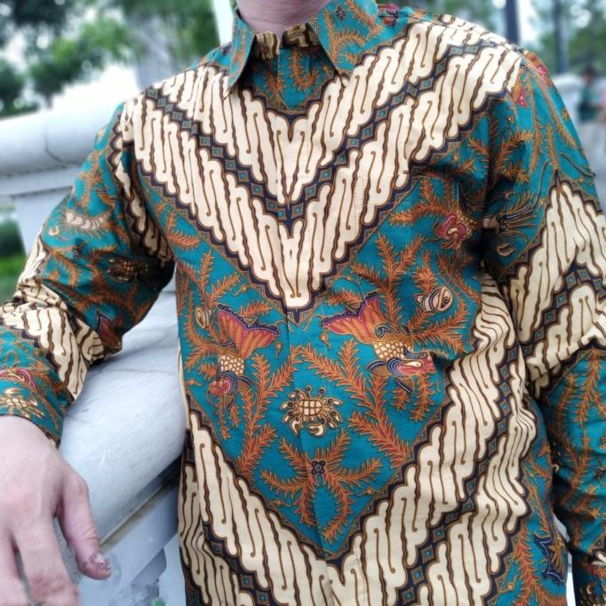 Batik Pria Danar Hadi Original Solo Tangan Panjang Lengan Panjang 3701