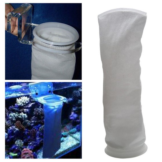 Filter Sock 200 Micron Saringan Media Aquarium 25cm 38cm