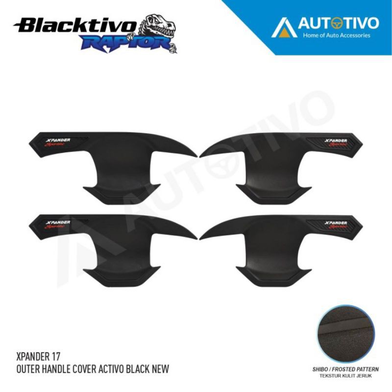 Mangkok Pintu Xpander Outer Handle Cover Activo Black New JSL