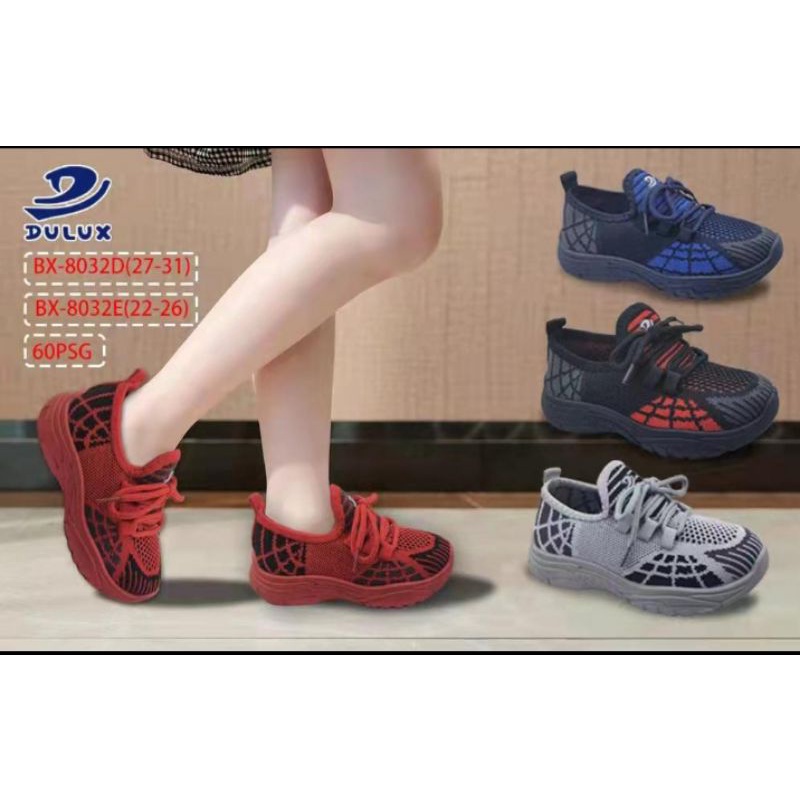 Sepatu Sneakers Anak Laki-laki Spiderman Import Ringan Lentur