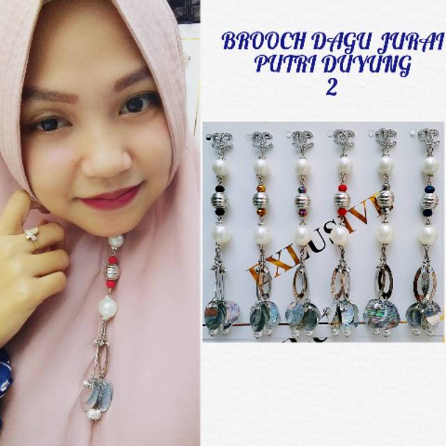 ISI 6PCS BROOCH DAGU PUTRI DUYUNG 2