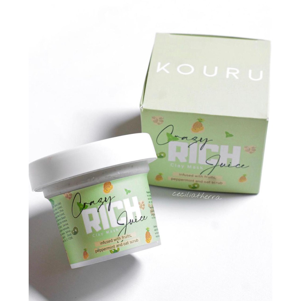 KOURU Crazy Rich Juice Clay Mask 125gr EXP 9/24