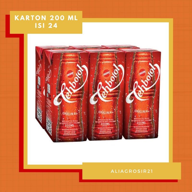 

Teh Botol Sosro 200 ml Karton