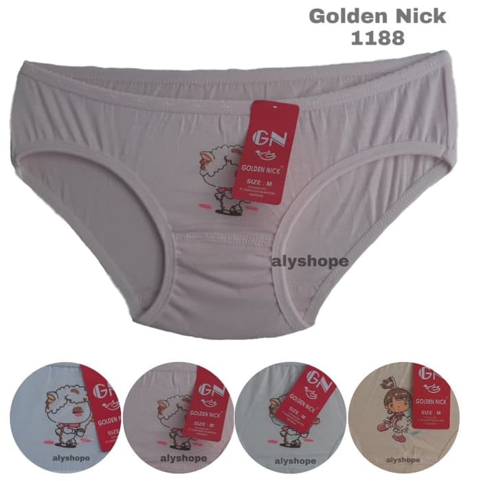  12 Pcs Golden Nick 1189 Celana  Dalam Anak  perempuan 