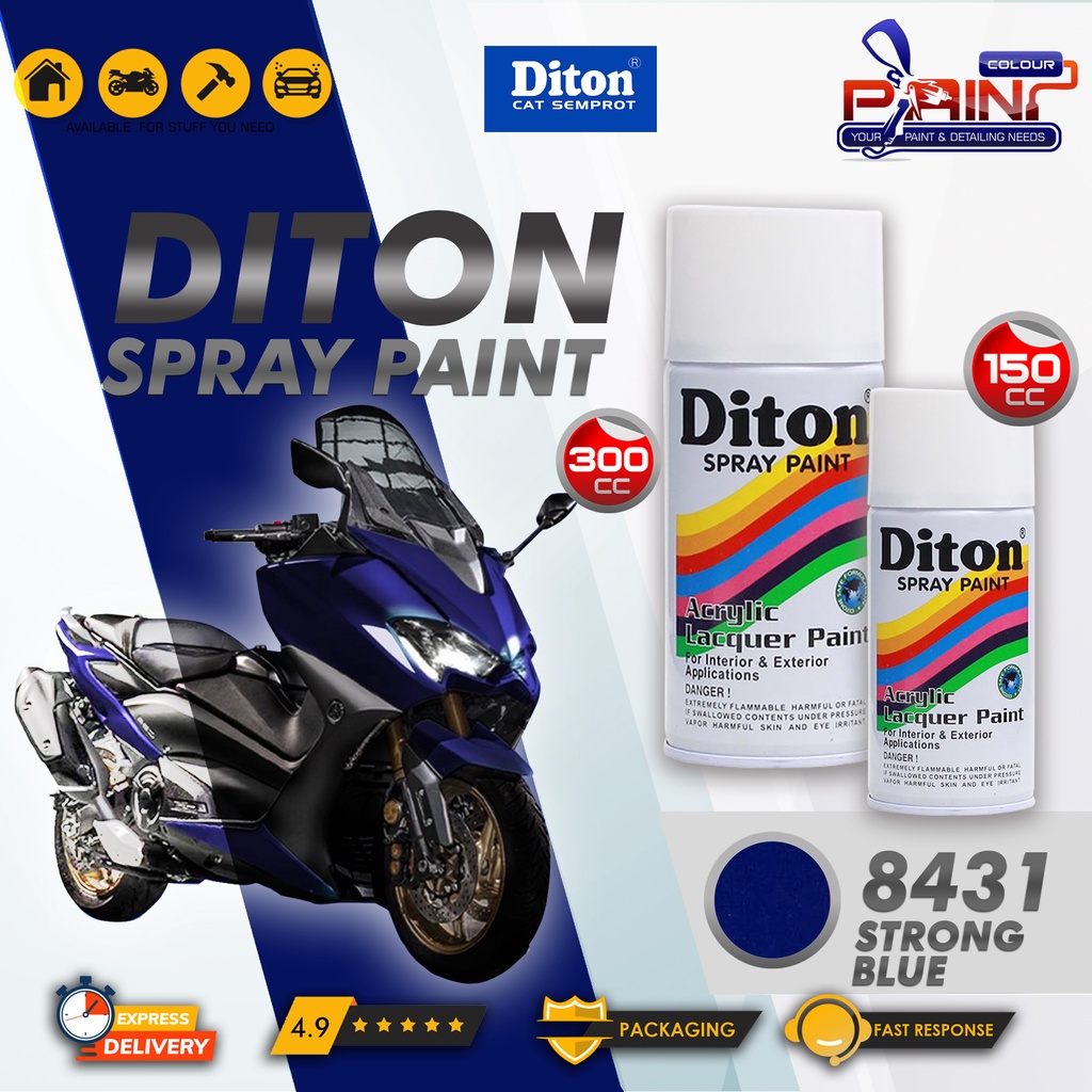 Diton Cat Semprot/Pylox/Motor/Helm/Gundam 150cc - 8431 Strong Blue