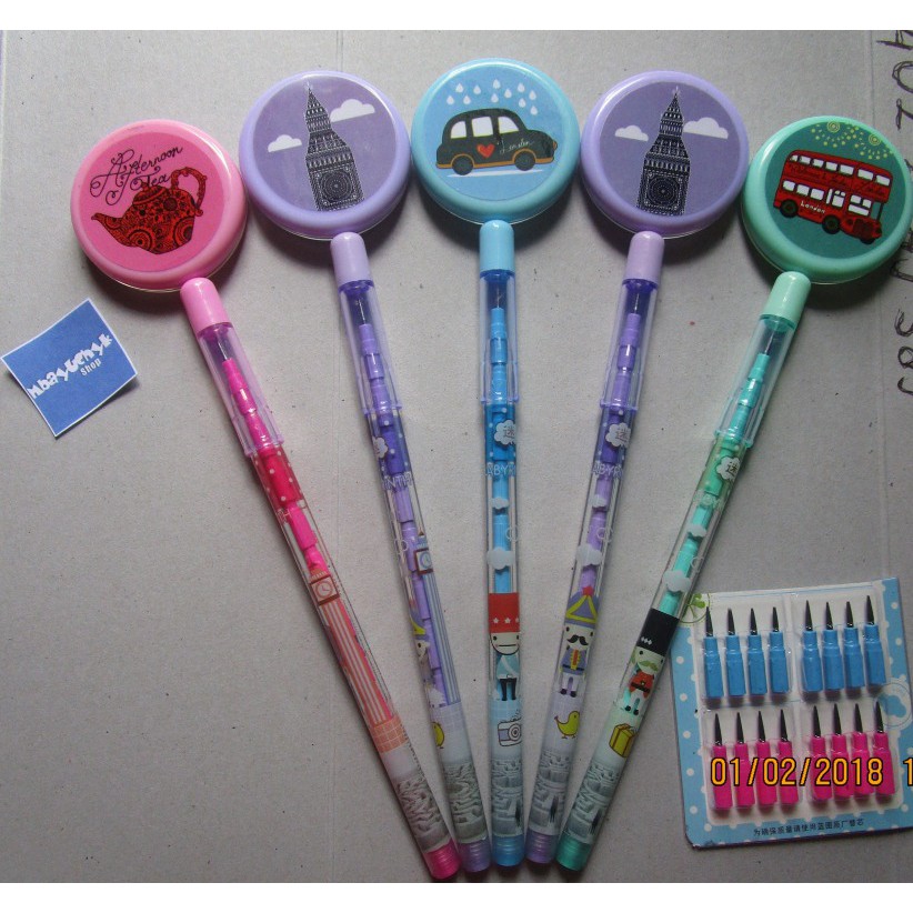 

Harga paket Rp 5.000 an. Pensil susun (Pensil susun, mainan kreatif, isi pensil)