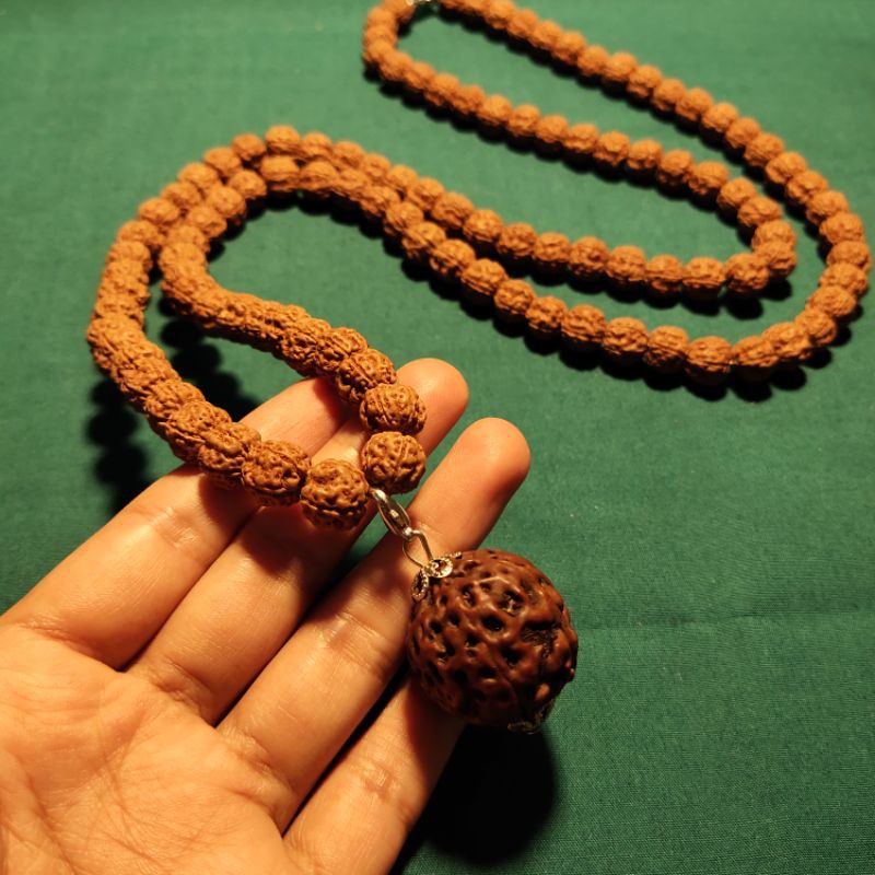 Kalung jenitri bandul rudraksha jumbo size