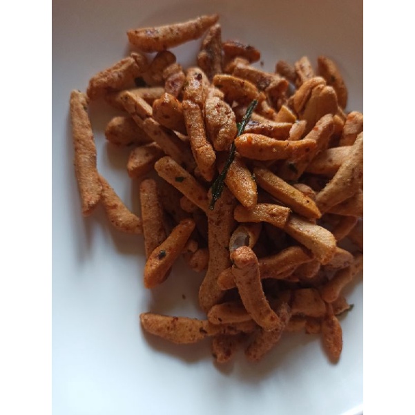 

Basreng Bastik pedas daun jeruk 250gr