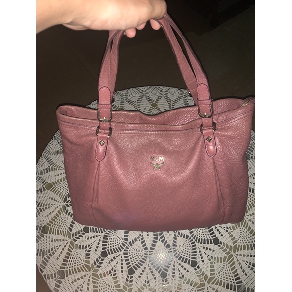 preloved bag mcm tote lengkap talpan