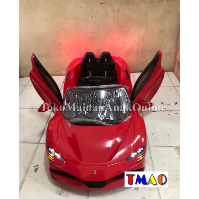 Mobil aki PMB 6188 VARSA Ferrari Lamborghini M6188 Remote Mainan Anak-4