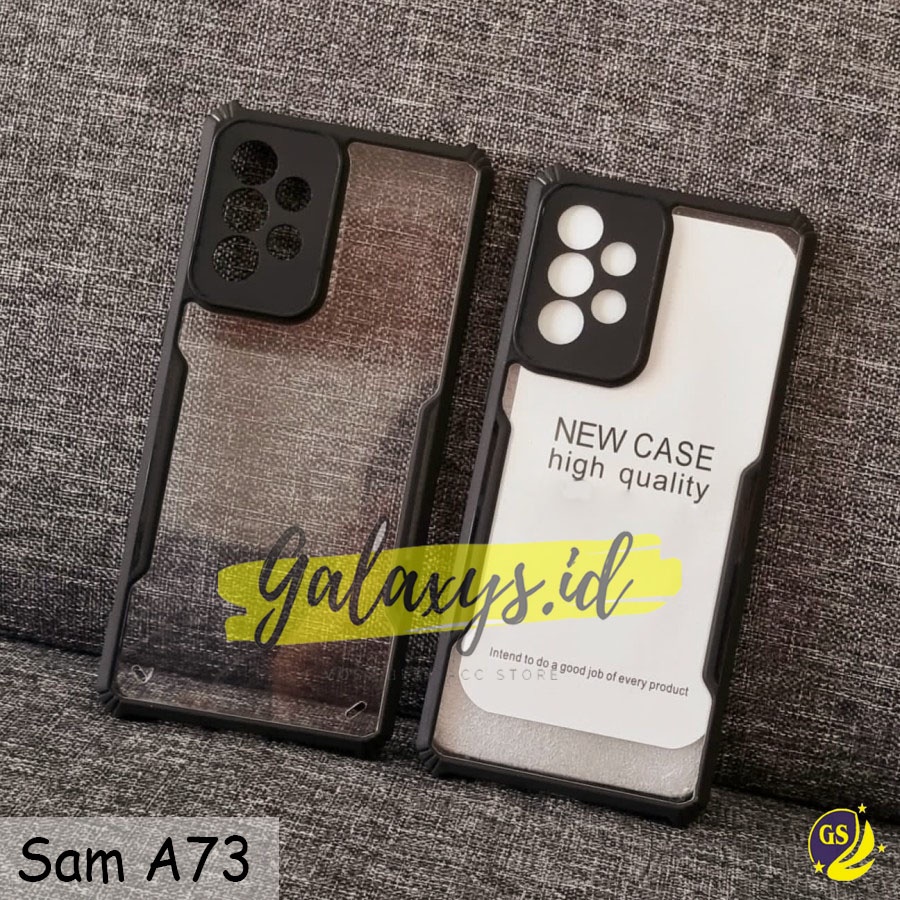 Case Ipaky Bumper Samsung A24 A34 A54 A04 A14 5G A04S 2022 A13 4G / SAMSUNG A03 A23 4G M23 A33 A53 A73 5G 2022 Camera Protection Case Armor Fusion Shockproof Premium Transparan Casing Mika