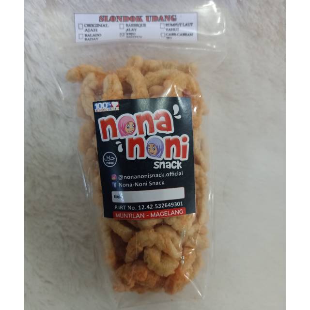 

SLONDOK UDANG 80gr rasa Keju santuy