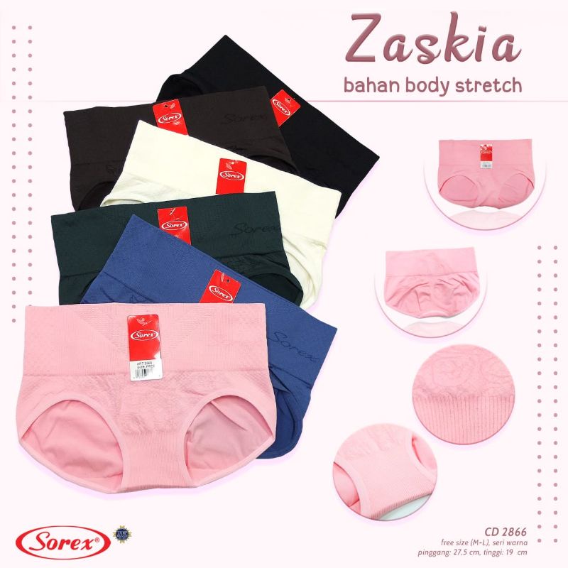 Sorex celana dalam Semi Corset Body Stretch 2866 zaskia