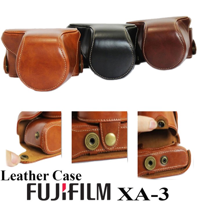 CASE LEATHER FUJI XA3 -TAS KAMERA FUJI X-A3 Promo