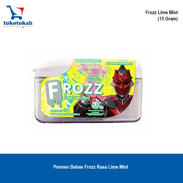 

FROZZ lime mint permen dingin menyegarkan bebas gula - 3pcs