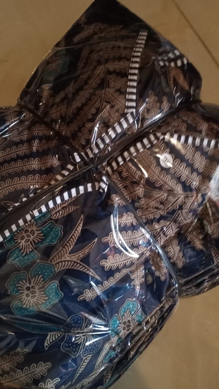 Tunik Batik Kraton Ziper Depan Batik Atasan Wanita