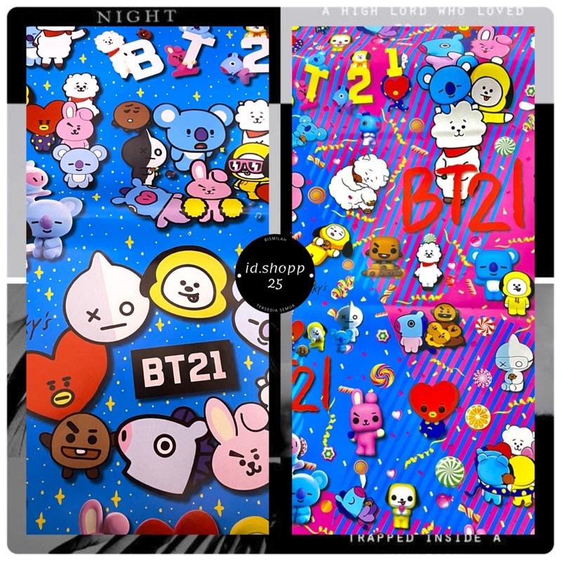 

KERTAS KADO BT BTS BT21 GLOSSY KERTAS KADO SR