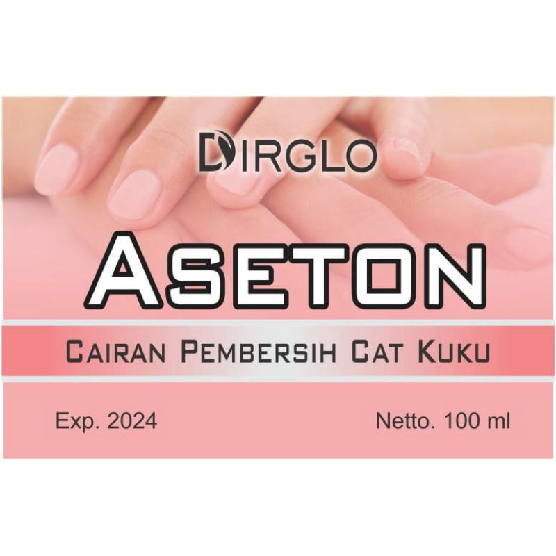 pembersih cat kuku dirglo aseton