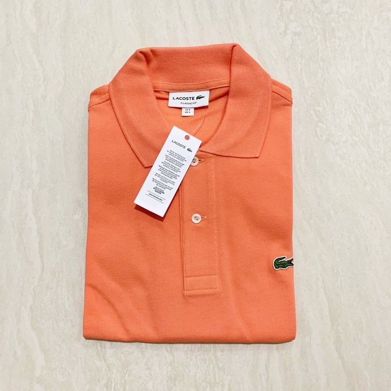 Lacoste Polo Shirt Orange Authentic