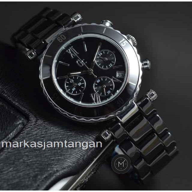 Jual Jam Tangan Wanita Guess Collection GC Diver Chronograph Ceramic Diskon