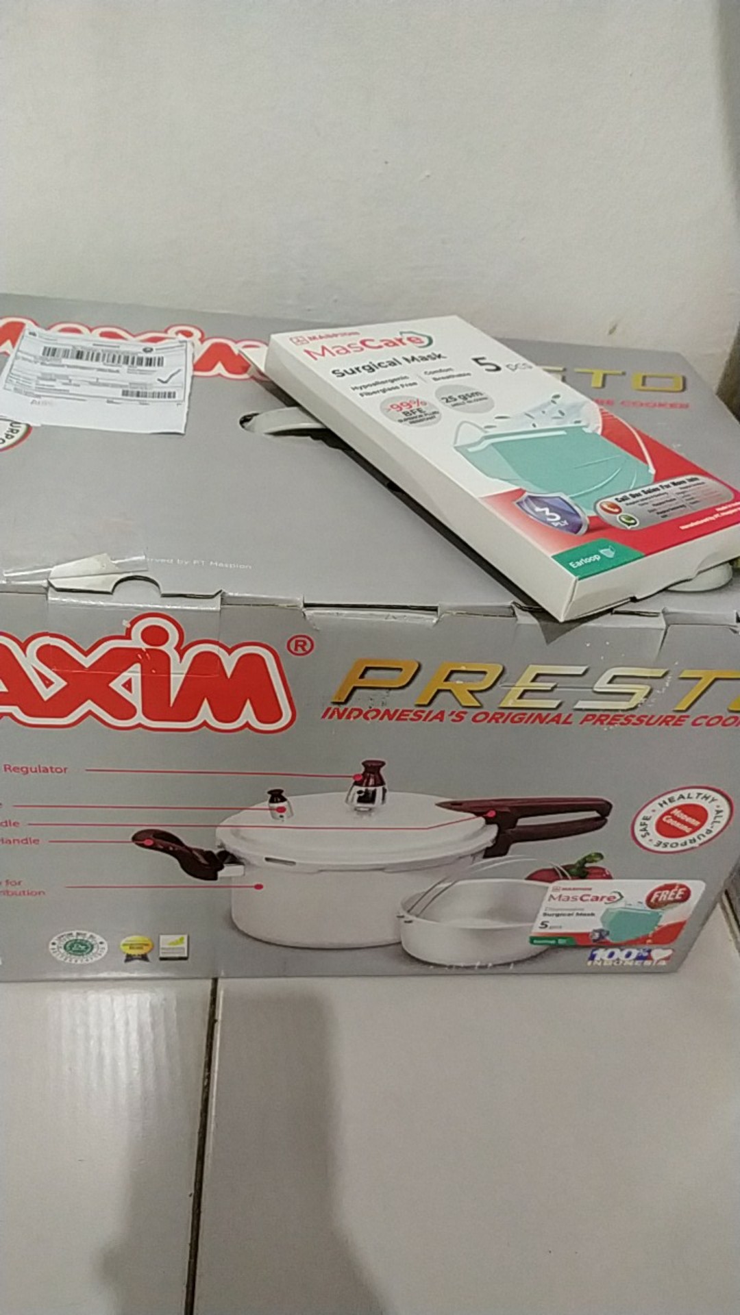 Maxim Panci Presto 20 Cm 4 Liter / Pressure Cooker