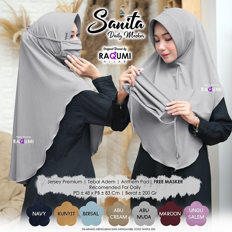 Hijab Daily Sanita by Raqumi