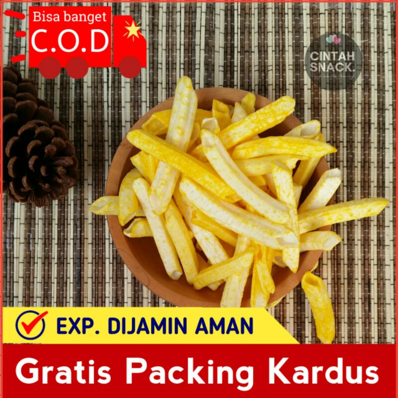 

LARIS STIK POTATO JAGUNG MANIS 150N GRAM / KRUPUK POTATO / STIK KENTANG