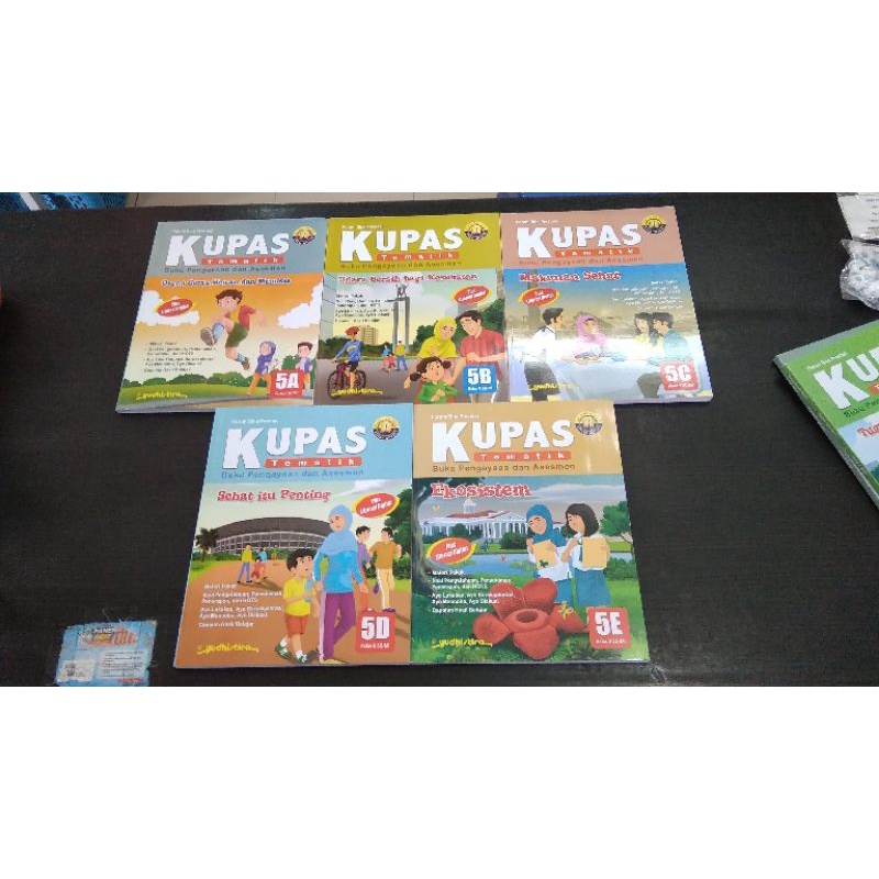 

buku kupas 5A sampai 5E penerbit Yudhistira