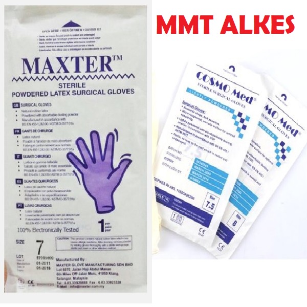 Sarung Tangan Steril / Handscoon Steril Maxter