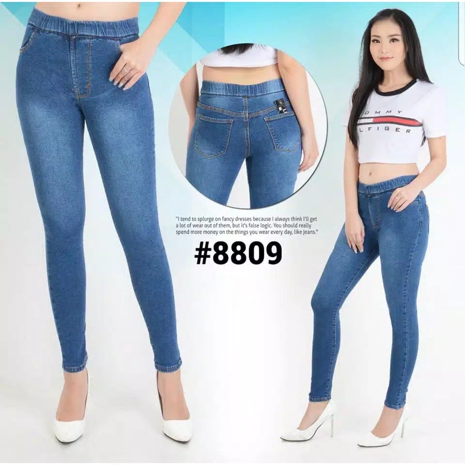 CELANA JEANS/CELANA JEANS WANITA PINGGANG KARET/J EANS PINGGANG KARET/JEANS WANITA