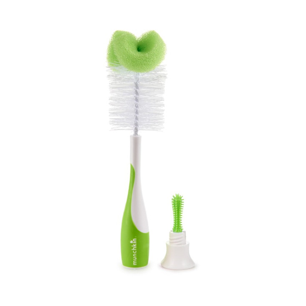 Munchkin Sponge Bottle Brush Sikat Botol Busa Spons Green Hijau