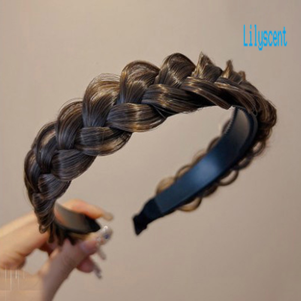 Lily Bando Rambut Model Kepang Desain Tulang Ikan Gaya Bohemian Untuk Wanita