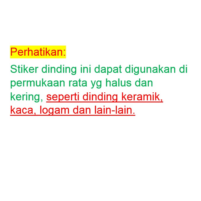 Mirror Wall Sticker PVC Stiker Dinding Kaca Cermin Decoration DIY