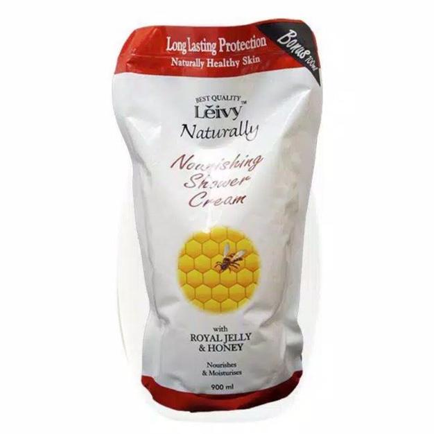 Leivy Goat Milk Shower Cream Refill 900 ML