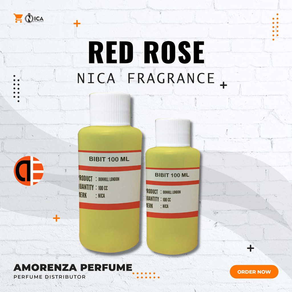 ROSE RED BIBIT NICA 100ML ORIGINAL 100% MURNI TANPA CAMPURAN / BIBIT PARFUM / BIBIT MURNI / BIBIT MINYAK WANGI / PARFUM PRIA TAHAN LAMA ORI / PARFUM WANITA TAHAN LAMA ORI