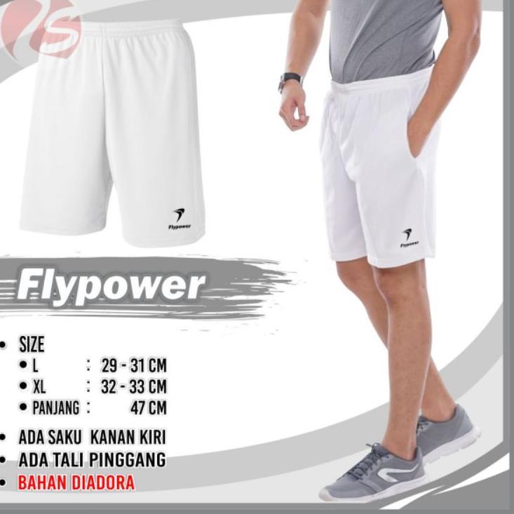 Celana badminton putih murah celana bulutangkis murah kolor murah celana pria short pants white cela