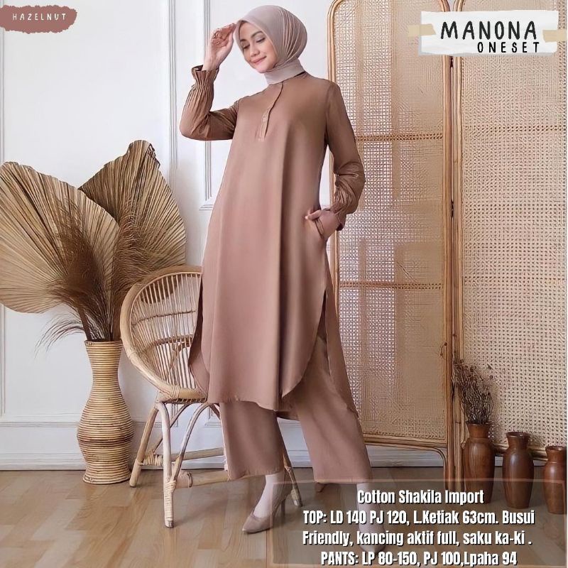 READY!! MANONA JUMBO ONE SET LD140 COTTON SHAKILA IMPORT BUSUI FRIENDY ORIGINAL BERLEBEL