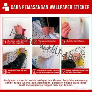 Wallpaper Dinding  Stiker  Polkadot Hitam 45cm  x  10m  Premium 