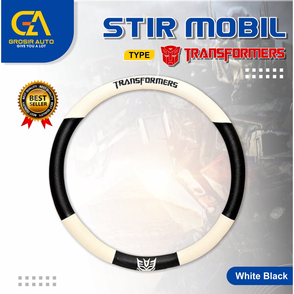 Cover Stir Sarung Stir Steering Wheel Transformer Mobil PAJERO SPORT uk M Bagus Murah &amp; Berkualitas