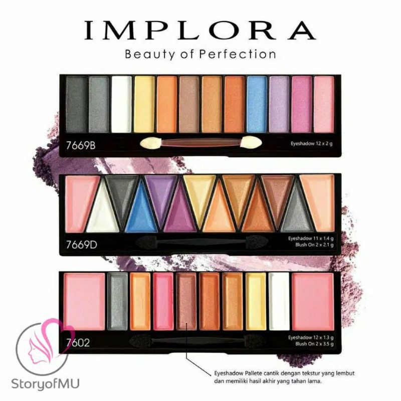 IMPLORA EYESHADOW BLUSH ON