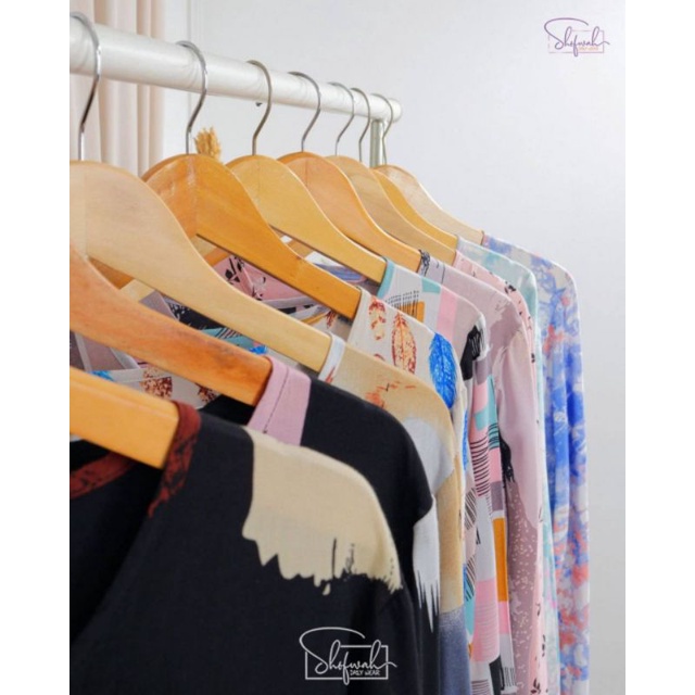 Mahira Dress by Shofwah Dress Cotton Viscose HQ Dress Motif